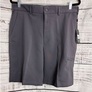Pebble Beach shorts Mens size W 34 Performance Gray Golf 9 inches Inseam New